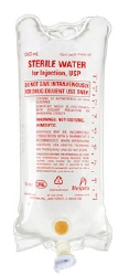 Sterile Water for Injection 1000 mL (Hospira/ICU Medical) — ICU Medical (Hospira)