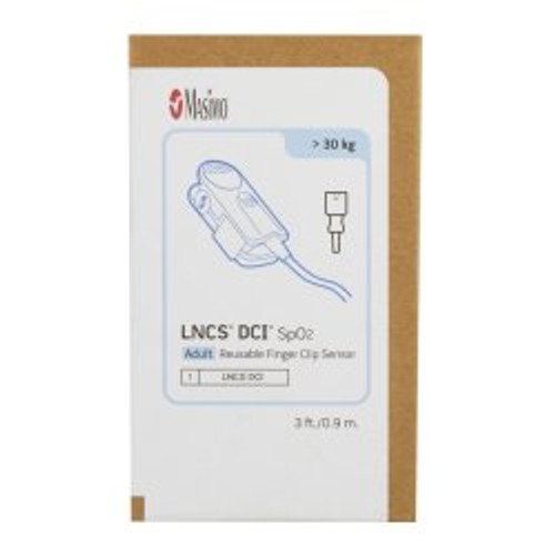 Masimo LNCS DCI Reusable Finger SpO2 Sensor Adult 3ft — Masimo