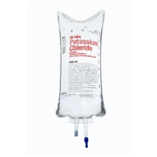 Baxter Potassium Chloride 20 mEq / 0.9% NaCl IV 1000 mL — Baxter