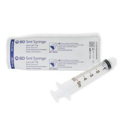BD Luer-Lok General Purpose Syringe 5 mL (125/BX 4BX/CS) — BD