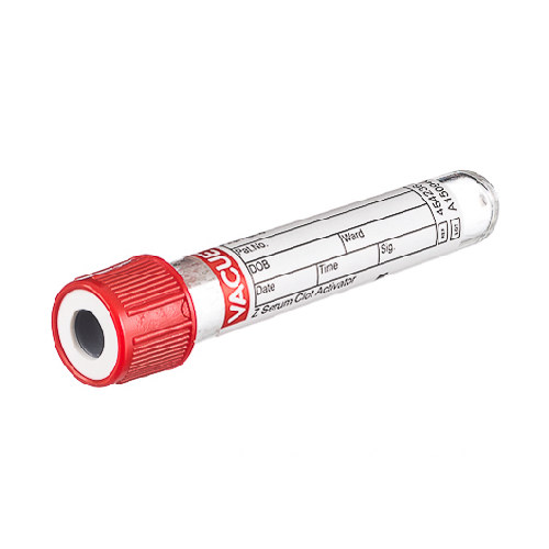 Tube, Bld Col Clot Red/Wht 2Mlpet Vacuette (50/Bx 24Bx/Cs) — VACUETTE