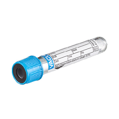 Tube, Vac 9Nc Coagulation Blu Cap 3 2% 13X75 (24/Bx 50Bx/Cs) — Greiner Bio-One