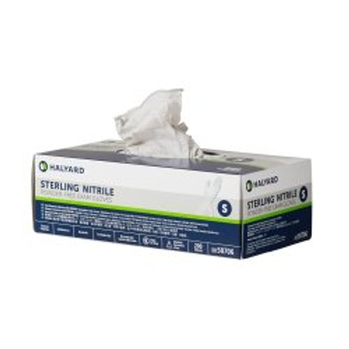 Halyard Sterling Nitrile Exam Gloves Small (200/BX) — O&M Halyard