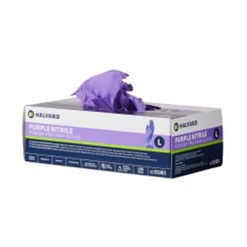 Halyard Purple Nitrile Exam Gloves X-Large — O&M Halyard