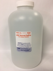 Nurse Assist 0.9% Sodium Chloride Irrigation 1000 mL Pour Bottle — Nurse Assist