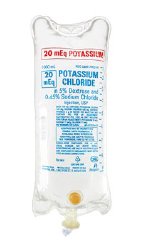 Sodium Chloride 0.9% 150 mL Bag (family image) — ICU Medical (Hospira)