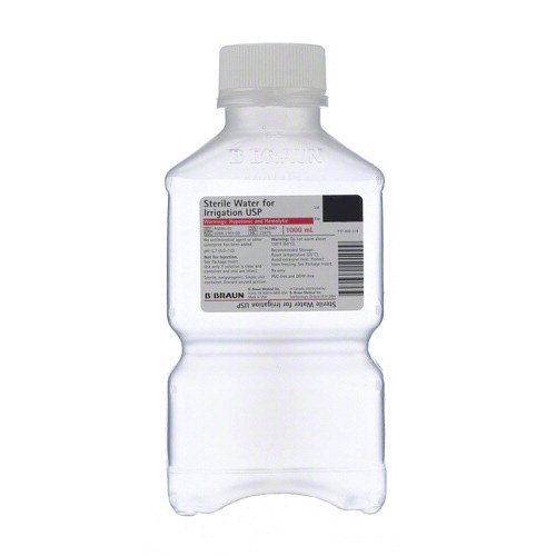 B. Braun Sterile Water for Irrigation 1000 mL Pour Bottle — B. Braun