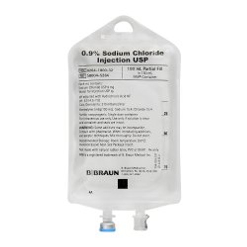 B. Braun Sodium Chloride 0.9% IV Solution 100 mL (in 150 mL EXCEL container) — B. Braun